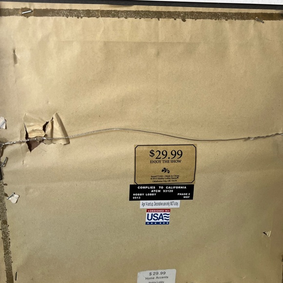 2 Cinema Popcorn Movie Theater Wall Picture Frames. Home Decor Art Hobby Lobby - Picture 8 of 11